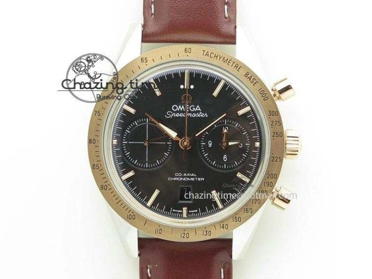 0215 Breathable Seamaster Professional Chrono RG Black Ceramic Black Dial On Black Gummy Strap A 8214